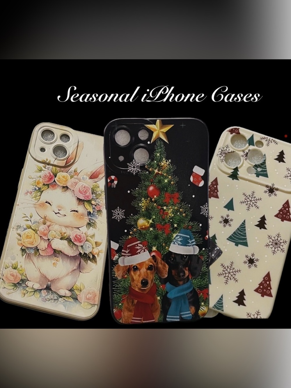 Dachshund iPhone 13 Case, Christmas Case & 1- Easter iPhone Case 🌿🆕🌿